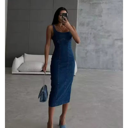 Abito in denim elegante