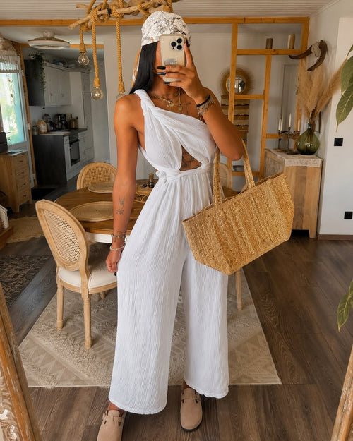 ✨ Tuta Multiway in Cotone | Un Solo Capo, Infiniti Look